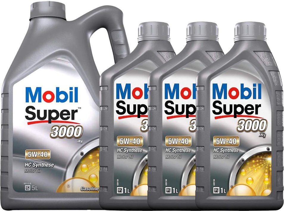 Mobil Super 3000 5W-40 1L 3本セット 車 Mobil Super 3000 5W-40 1L 3